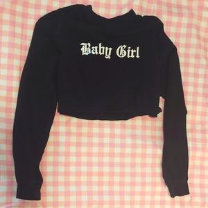 Gothic BabyGirl Black Long Sleeve